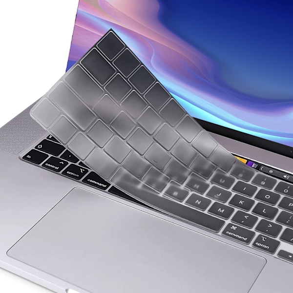 CaseBuy Premium Ultratunt tangentbordskydd för 2023 2022 2021 M3 M2 M1 Pro/Max Apple MacBook Pro 14\" 16\" Modell A2442 A2779 A2918 A2485 A2780 A2991 EU