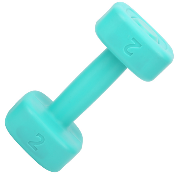 2 st 4lb Hantel Fitness Tyngdlyftning Kroppsbyggnad Yoga Sport ViktminskningsutrustningGrön