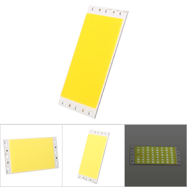 12V-14V 30W Hållbar COB LED Ultra Ljusstark Lampa Band Bead Chip DIY 94*50MM Ren Vit 6500K