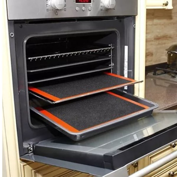 Kitchen Hero för Bagare, Flexibel Bakmatta i Silikonfiberglas, Jämn Värmefördelning för Perfekt Bakade Varor, Non-Stick Yta för Sömlös Användning