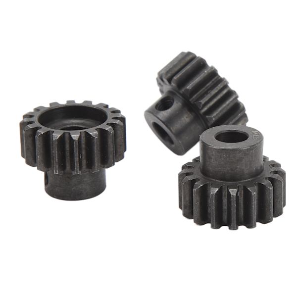 3 st RC-bilväxelsats 8 mm innerhål stålbilmotorväxel för 1/5 1/8 1/10 modellbil 17T