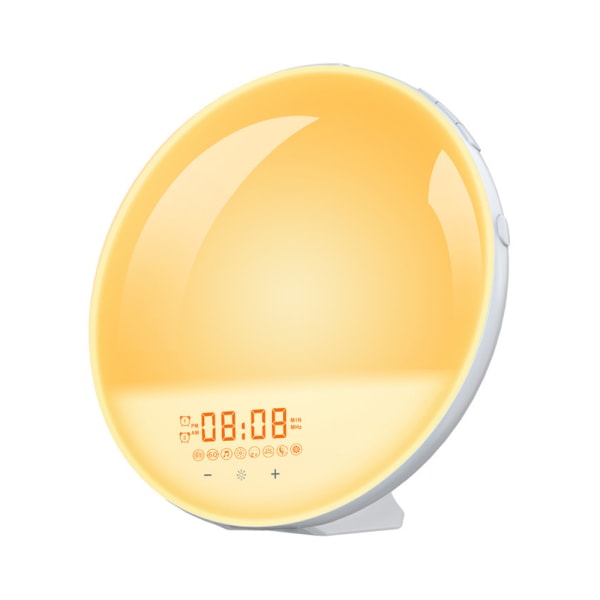 Sunrise Alarm Clock, Wake Up Light med Bed Shaker, FM-klocka