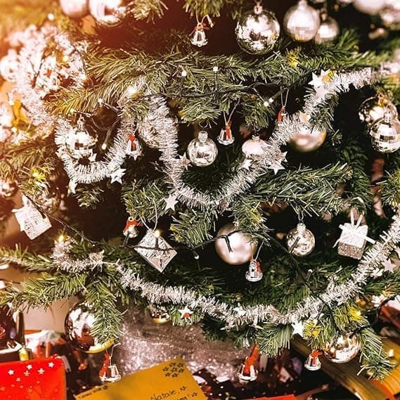 Julekulepyntsett, knusesikker julepynt Lett julepynt, blank glitter matt perlemorglans slitesterk