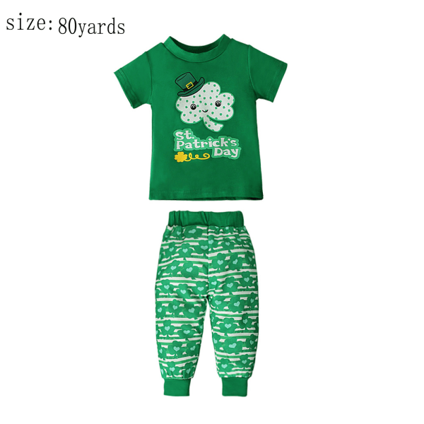 Baby St Patricks Day Outfit Pojke Bodysuit printed T-shirt Top