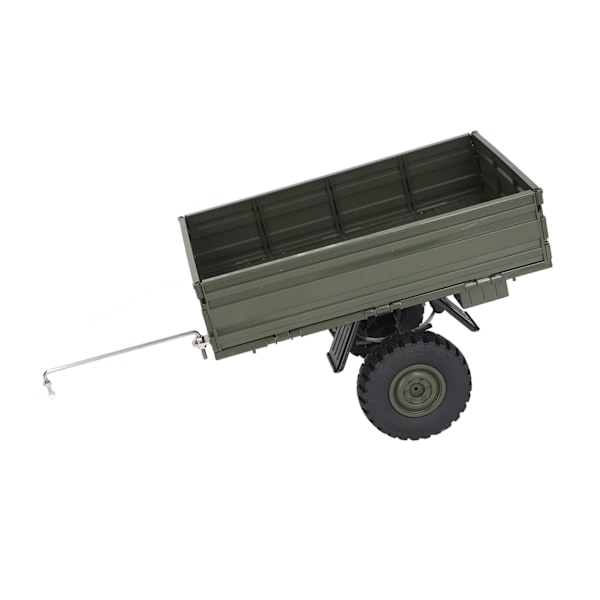 RC-bilssläpvagn Fjärrkontroll Lastbil Transportör för P06 Unimog Modell RC-bil Reservdelar Tillbehör Grön