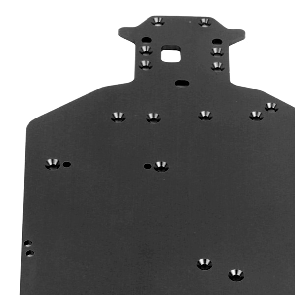 Aluminiumlegering chassi uppgradering delar passar för HSP 94107 94111 94110 94124 RC bilSvart