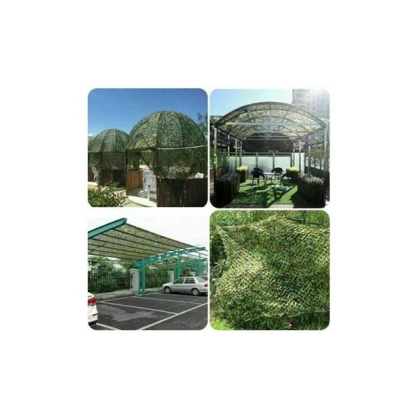Förstärkta militära kamouflagenät med vitt mesh, för trädgårdsmarkis, utomhuspergola, tält, presenning, skinn, solskydd, lusthus, 3X3 3X 5, 23M