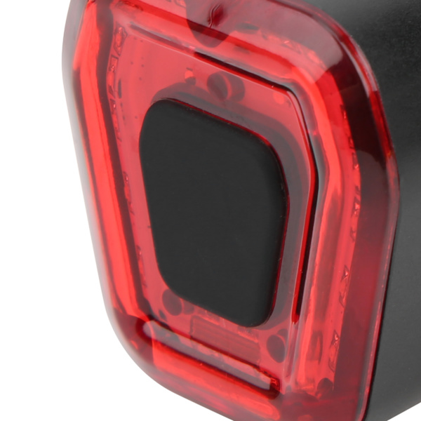 USB-laddningsbar cykelbakljus LED nattcykelutrustning cykelbakljus svart