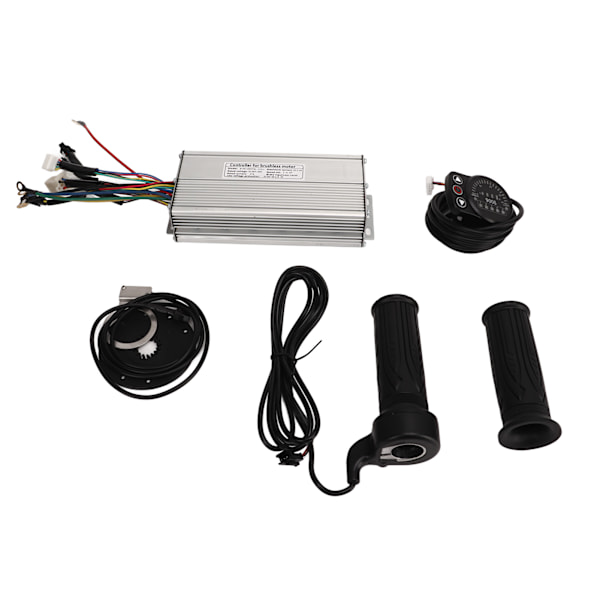 Intelligent Elektrisk Cykel Kontroller Kit, 36V/48V 1500W Sinusvåg Kontroller, LED900S Digital Displaypanel med Bakgrundsbelysning, Vattentät Design för