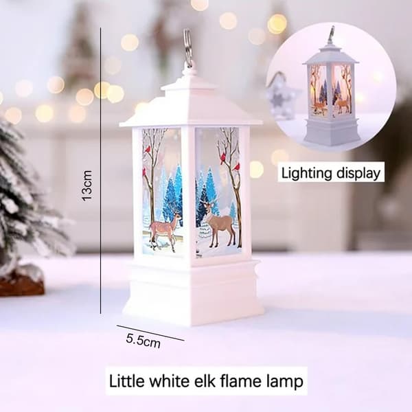 Julelys med LED fyrfadslys til julepynt