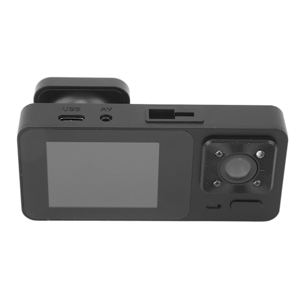 3-kanals bilkamera Fram Bak Inuti 1080P Rörelsedetektering 170° Vidvinkel Loop-inspelning G-sensor Parkeringssensor DVR
