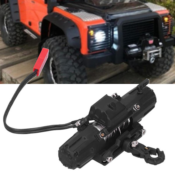 Dubbelmotor metallvinsch med fjärrkontroll för TRX4/SCX10/90046/D90/D110 1/10 RC-bil