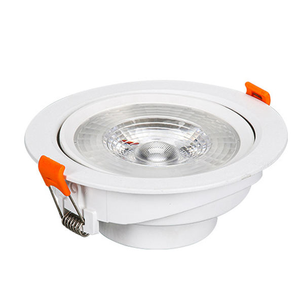 Infälld LED-spot för tak 5W Neutralvit 425lm inbyggd transformator - vitt ljus (1 st)