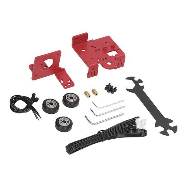 3D-skrivar Extruder Metallbädd Kit Mässing ABS Hög Noggrannhet Flamskyddad Extruder Metallbädd för Ender3-serien