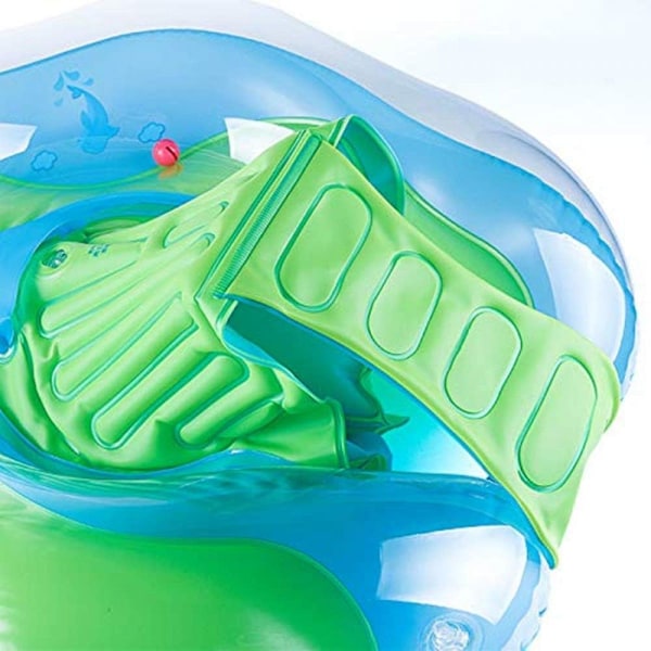 Shyneer Baby Float, Baby Pool Float, Uppblåsbar Baby Badring Baby Float för Pool med Manuell Pump (Uppgraderad, XL, för 2 till 6 år)