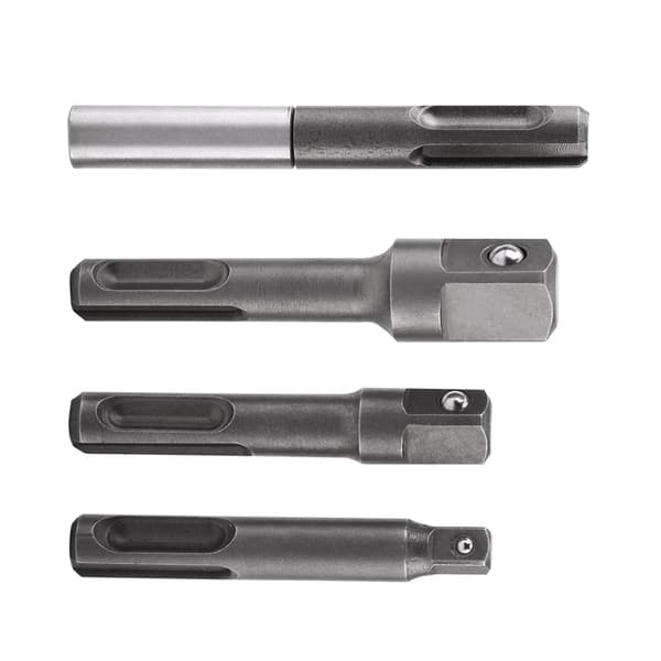SDS Plus skaft til 1/4\" Hex Socket Adapter, kuglelåsdesign sikrer sikker forbindelse, universelt SDS Plus skaft passer til de fleste boremaskiner, kraftig