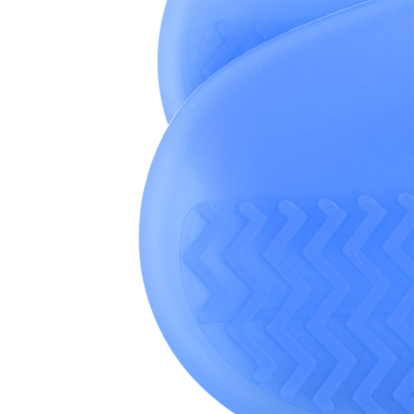 Silica Gel Anti Slip Regn Vattentät Återanvändbar Ren Vandringsskoöverdrag Stövlelskydd (Blå)