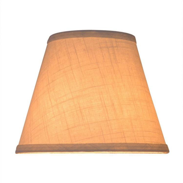 Mellanstor lampskärm, cylindrisk tygskärm för bordslampor och golvlampor, toppdiameter 5 tum X 9 tum bottendiameter X 7 tum hög,