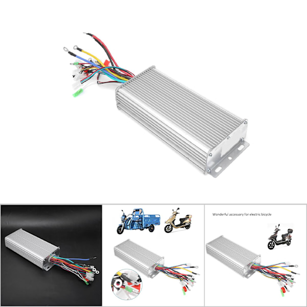 36V 48V 1000W Universell metallborstlös motorstyrenhet för elektrisk skoter cykeltillbehör