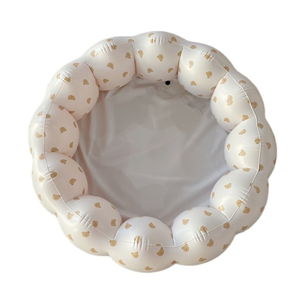 Blomformad hopfällbar PVC-babypool för inomhus- och utomhusbruk, typ 2