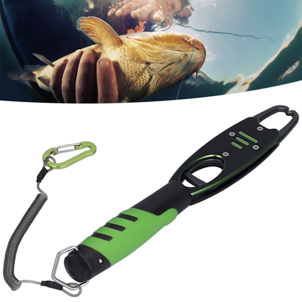 Aluminium Fiske Läpp Grepp Bärbar Fisk Gripper med Gummigrepp Fiske Controller