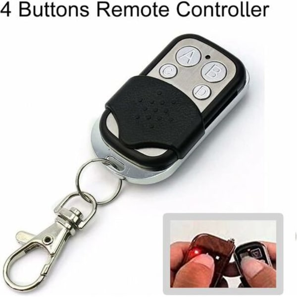MAGIC Universalfjärrkontroll [2 stycken], 433MHz Universal Door Remote Control för automatiska garageportar