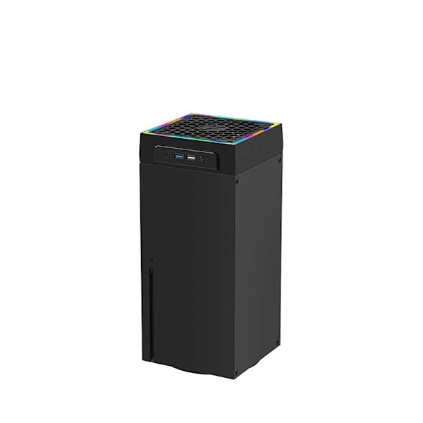 xboxseriesx värdkylfläkt xbox series x värdkylare RGB färgskiftande ljus XSX
