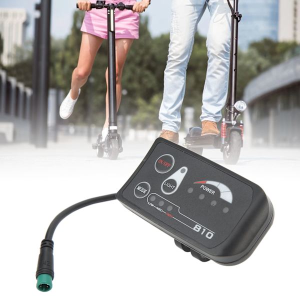 Elektrisk cykel LED-displaymätare Elektrisk skoter LED-displaypanel med 8102 vattentät 5P-kontakt 24V