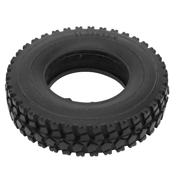 4 st 20 mm bredd krossad stenmönsterdäck för Tamiya traktorlastbil 1/14 RC-bil svart