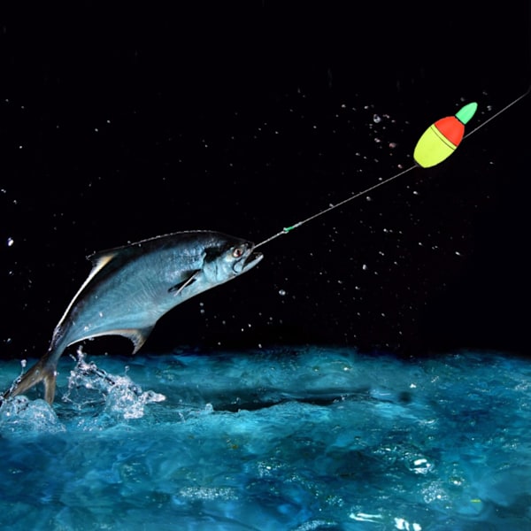 Intelligent elektroniska fiskeflöten Ljus Bobber Fisk Avancerad plastflöte (35g)