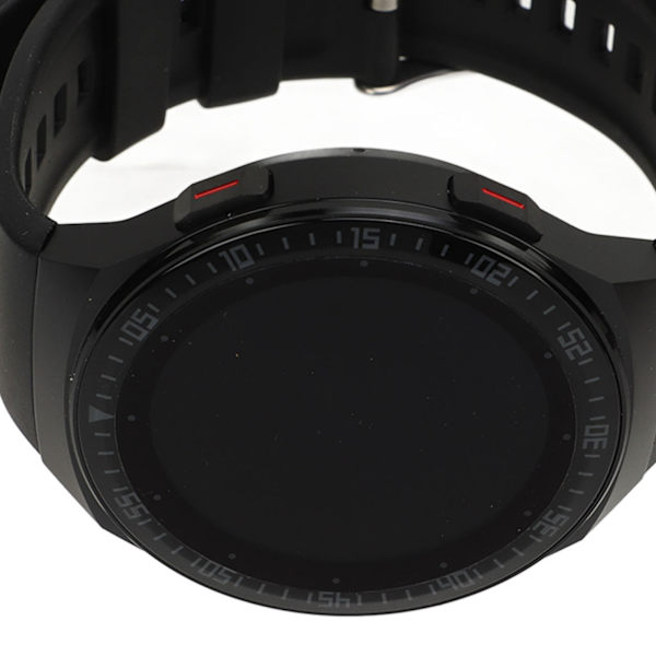 Män Digital Sportklocka Bluetooth 1,28 Tum HD-skärm IP67 Vattentät Elektronisk Musik Smartwatch för Fitness Svart