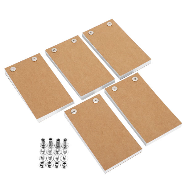 5 st Flip Book Kit Separata Handmålade Böcker Skruvar Set Barn Målningsverktyg