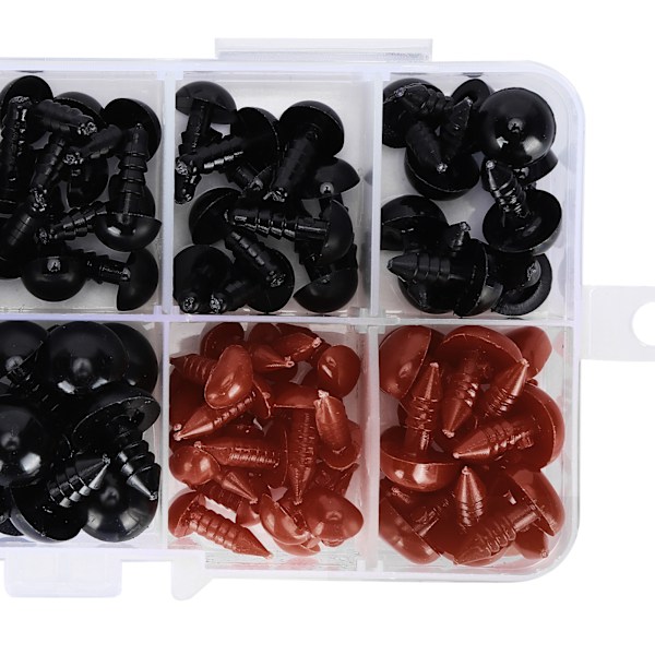 Plastögon och näsor med brickor Plyschdocka Nallebjörn Stoppade djur Leksak DIY-tillbehörB