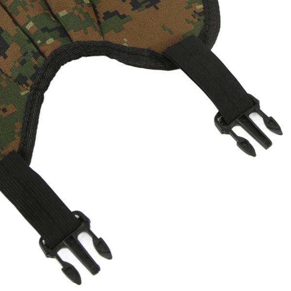 1 par isfiske knäskydd kamouflage vadderade flexibla utomhus vinter knäskydd