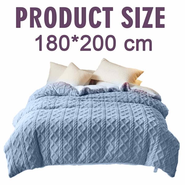 Kashmir Täcke Enkel Del Multifunktionell Filt Taff Kashmir Lammskinn Dubbelsidig Fleece Täcke Höst och Vinter Tjock Fleece