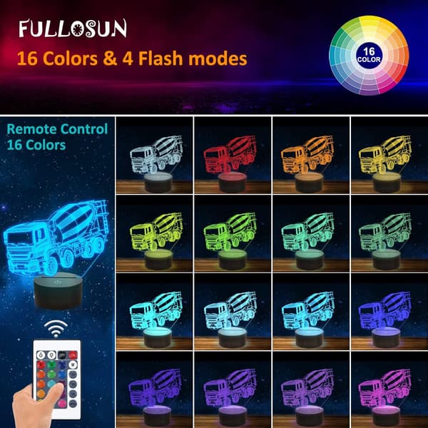3D nattlys Blender Touch 3D stereolys 3D nattlys, 3D N