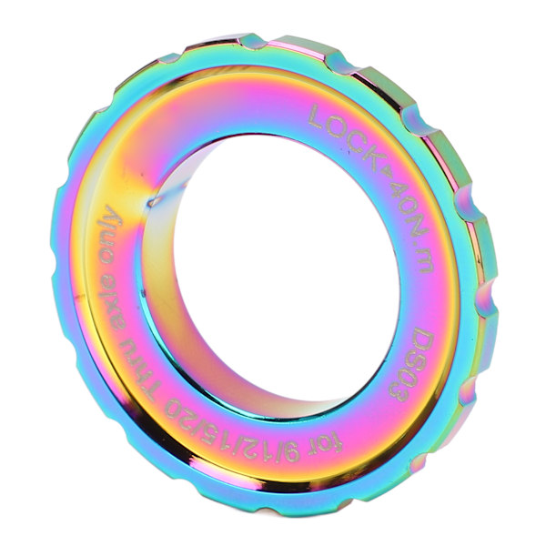 MEIJUN Centerlock till 6 bultars fästadapter låsring aluminiumlegering axelnavadapter för genomgående axelnav Multicolor
