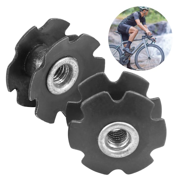 26,3 mm Ytterdiameter Cykelfrontgaffel Blomhjärta Mutter Hex Blombit Cykeltillbehör