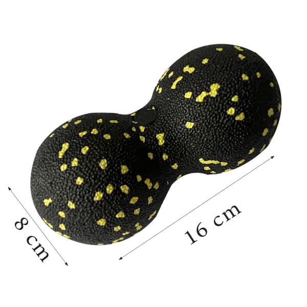 Dobbelt Lacrosse Massagebold til Triggerpunktterapi, Peanut Massagebold til Myofascial Release og Dybvævsmassage, Multi-brug Massage
