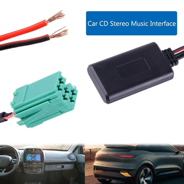 Universal Bluetooth 4.1 Bilmodul, Hurtig Transmission, 6-Pin Audioadapter med Premium Lydkvalitet og Nem Installation for Problemfri Trådløs Forbindelse