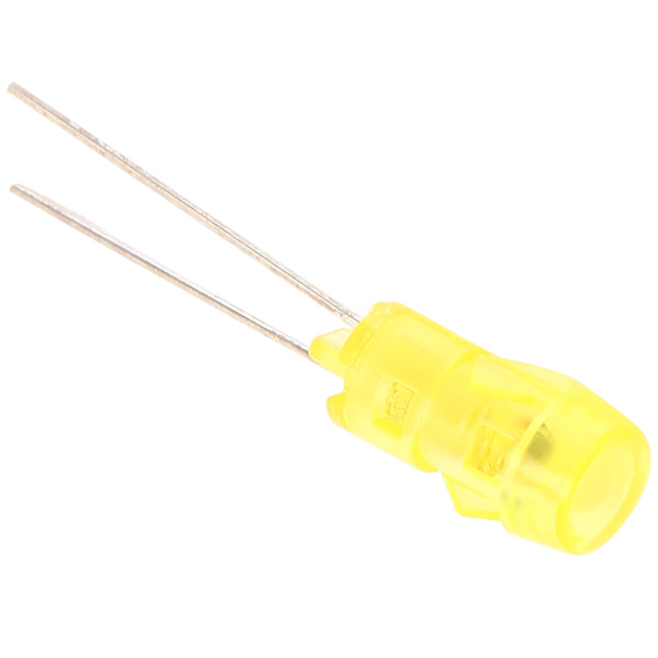 20 st 3mm DIY LED-dioder Bärbara ljusdioder för vetenskapliga projekt Experiment Gult ljus