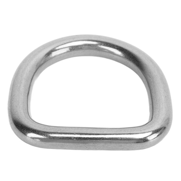 10 st 316 rostfritt stål D-ring halvrund svetsad D-ring spänne surfbräda kajak dragspänne hårdvara 8 mm diameter 40x37x8 mm