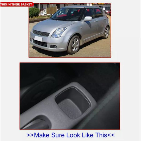 Armstöd för Suzuki Swift 2005-2020, Dubbellager, Centralförvaringsbox