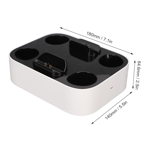 PlayStation 5 Laddningsstation: Timerfunktion & Touch-knapp, Dualsense Edge Controller-kompatibilitet, Intelligent skydd & LED-indikatorer för säkerhet,