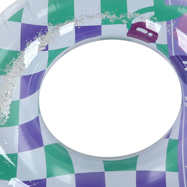 Uppblåsbara Badringar med Glitter, Fräsch Färg Simring För Pooläventyr, Innovativ Design Premiumkvalitet Poolleksaker För Vattenfest