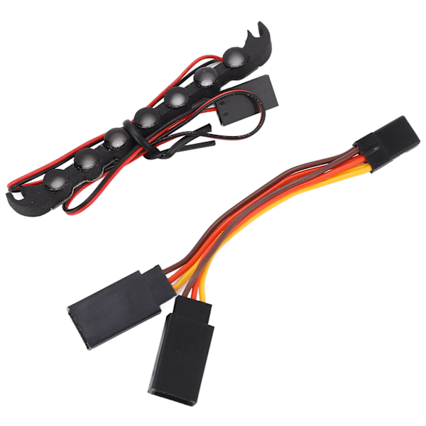 DC5-8V LED RC-biltakslampa 73 mm längd 7LED RC-taklampa ersättning för Traxxas 1/18 vitt ljus