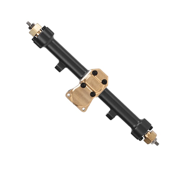Komplett bakaxel i aluminiumlegering för Axial SCX24 AXI90081 1/24 RC-bildelar Svart