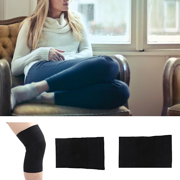 Kompressionsknäskydd för utomhussporter, knäortos med patellastabilisering för unisex, knästöd för skadeförebyggande, bibehåller kroppstemperaturen