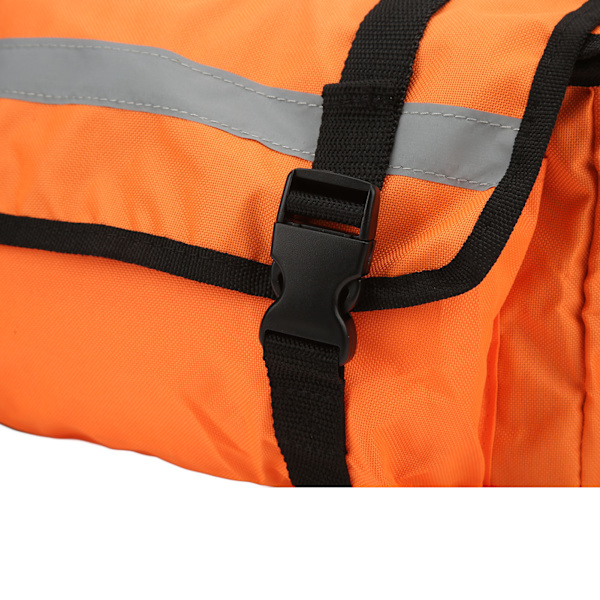 Vattentät utomhus tom första hjälpen väska stor kapacitet första hjälpen väska orange