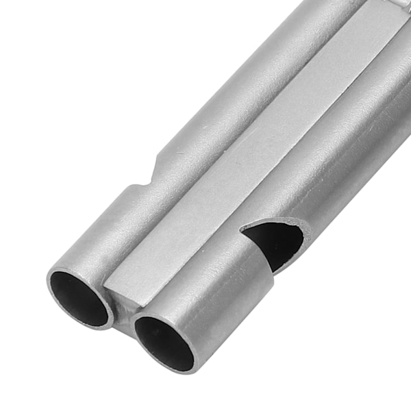 Ren Titanium Visselpipa med Snöre Utomhus Överlevnads Visselpipa Hög Decibel Visselpipa Nöd